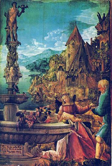 Albrecht Altdorfer Rest on the Flight into Egypt china oil painting image